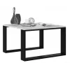 MODERN MINI table 67x67x40 cm Valge/Must