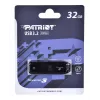 USB-mälupulk PATRIOT Xporter 32 GB USB Type-A 3.2 Gen 1, lugemine 80 MB/s, liugurdisain, must