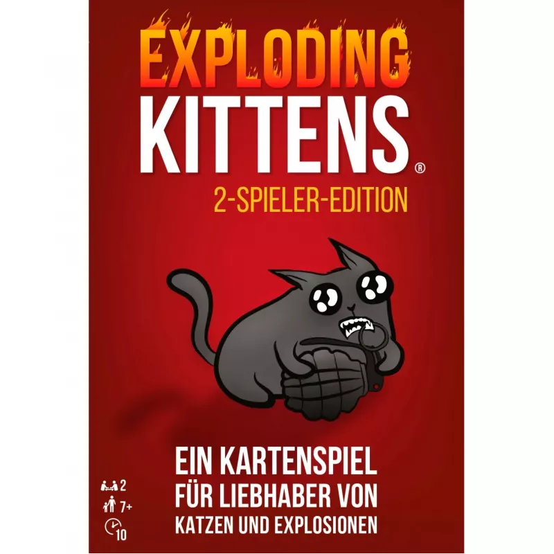 Exploding Kittens - 2 mängijale, kaardimäng
