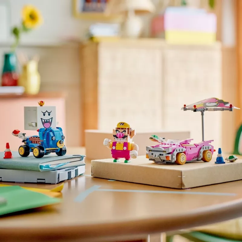 LEGO ehitusmänguasjade komplekt 72038 Super Mario Mario Kart Wario King Buu Huu – tegelaskujud ja rajaosad