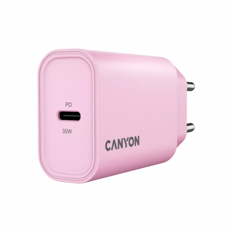 CANYON laadija OnCharge 30CL Max Power 30W 1xPD EU roosa