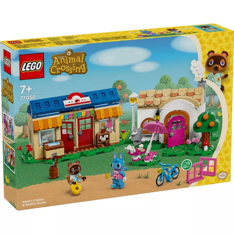 Konstruktsioonimänguasi LEGO 77050 Animal Crossing Nooki pood Sophie maja komplekt – modulaarne mängukomplekt
