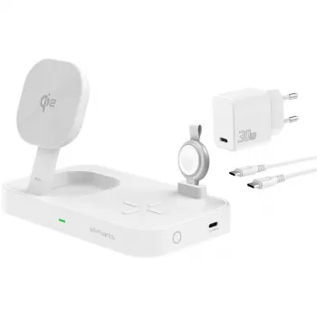 4smarts 540999 toiteadapter valge