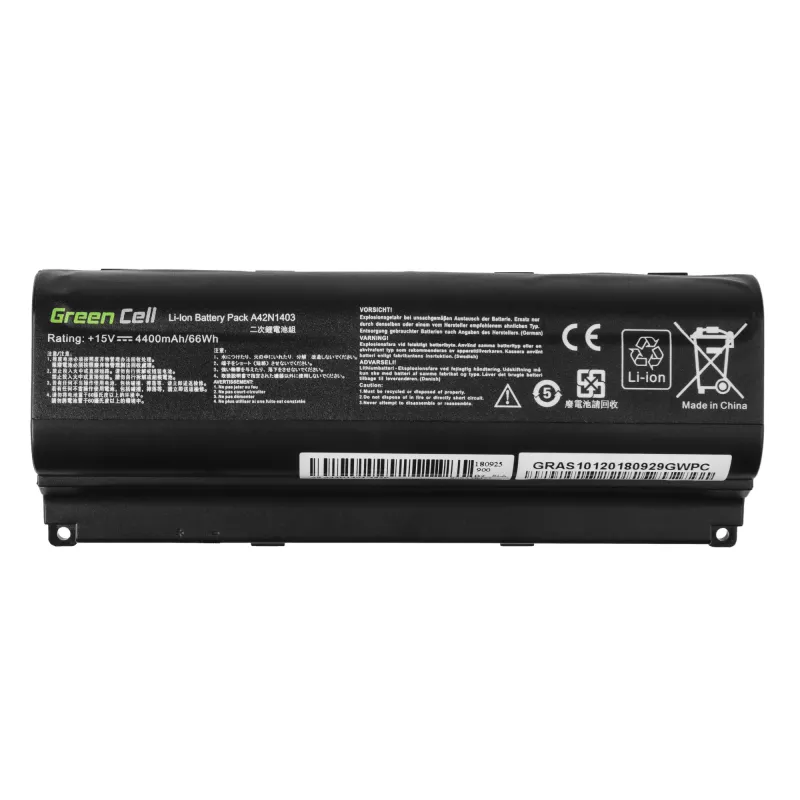 Aku roheline Cell AS128 ASUS ROG G751 sarjale