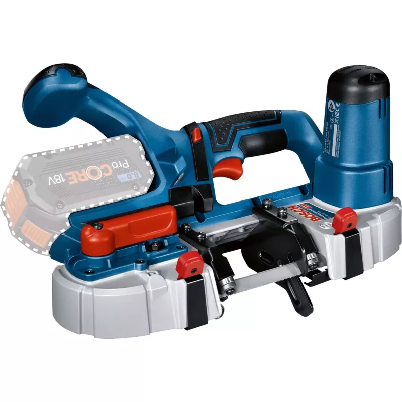 Bosch GCB 18V-63 CLC kaasaskantav lintsaag 162 m/min Aku