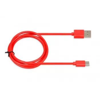 USB-kaabel IBOX IKUMTCR 1 m, USB A USB-C-le, USB 2.0, punane