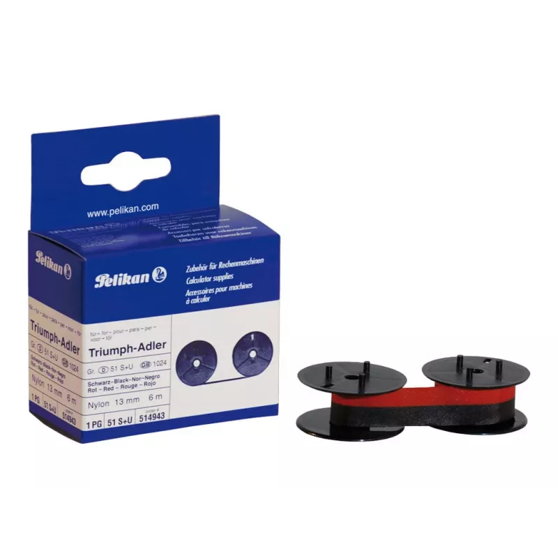 Pelikan Ribbon 514943 ühilduv Canon GR.51 B/R 6M ST 2 tk ST