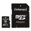 MicroSD-kaart Intenso 64GB MicroSDXC Class 10