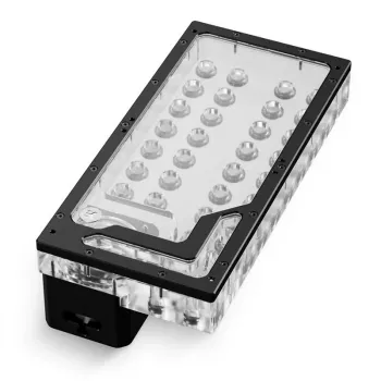Pumba jaotusplaat EK Water Blocks EK-QuantumX Loophole D5 PWM must pleksiklaas