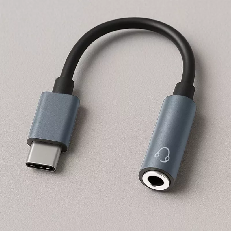 Adapter USB C pesa 3,5 mm 10 cm