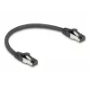 Võrgukaabel DeLOCK 80566 RJ-45 Cat8.1 0.25 m Must