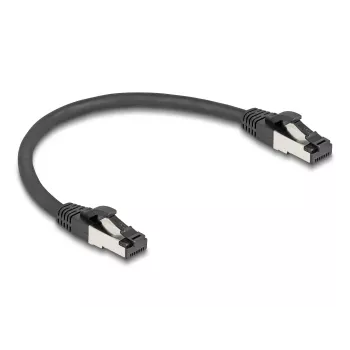Võrgukaabel DeLOCK 80566 RJ-45 Cat8.1 0.25 m Must
