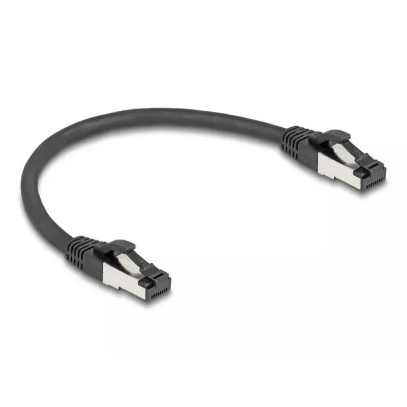 Võrgukaabel DeLOCK 80566 RJ-45 Cat8.1 0.25 m Must