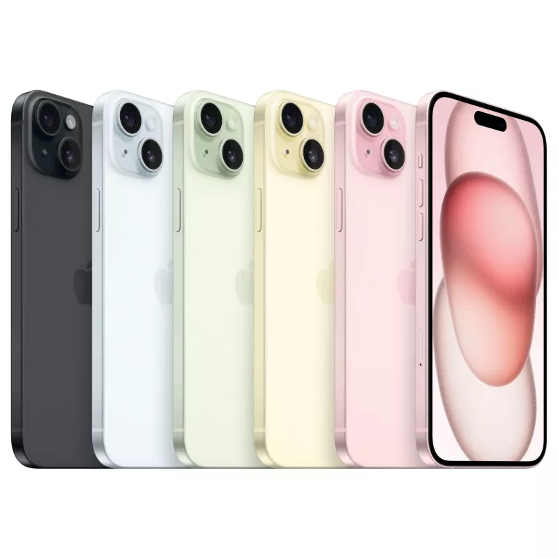 Apple iPhone 15 Plus 17 cm (6,7) Dual-SIM iOS 17 5G USB Type-C 512 GB Must (MU1H3ZD/A)