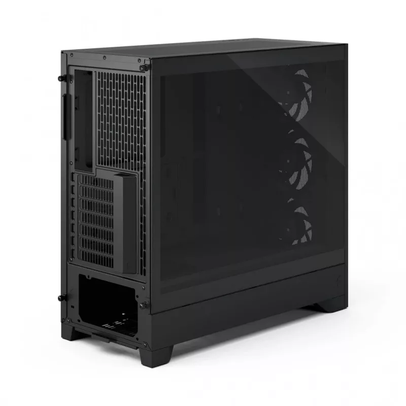 PC korpus Fractal Design Pop 2 Air Must TG Midi Tower — ATX, 3x 120 mm esiventilaatorit, toetab 2,5-tolliseid ja 3,5-tolliseid draive