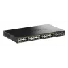 D-Link 52-pordiline virnastatav Gigabit PoE+ hallatav nutikas lüliti 4 x 10G SFP+ pordiga