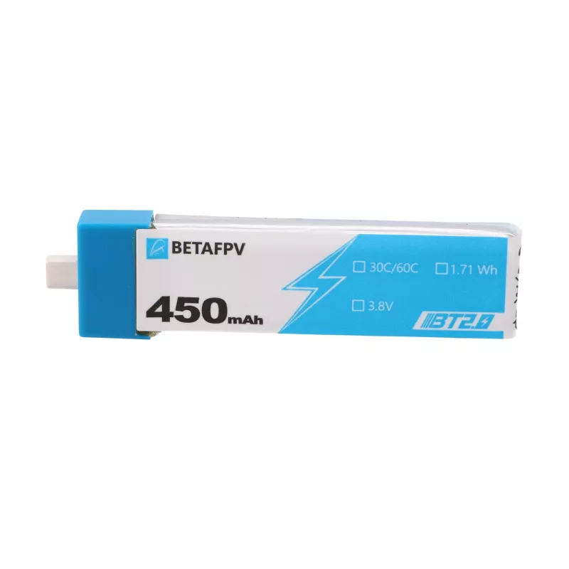 1S BetaFPV BT2.0 drooniaku komplekt 450mAh 4 tk, 3,8V