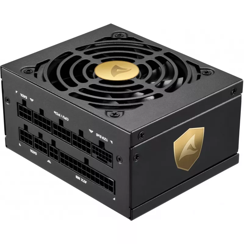 750W Sharkoon Rebel P20 SFX 750W (must, 1x 12-pin suure võimsusega pistik, 2x PCIe, kaablihaldus, 750 vatti)