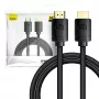 Baseus High Definition Series HDMI 2.1 kaabel, 8K 60Hz, 3D, HDR, 48Gbps, 2m (must)