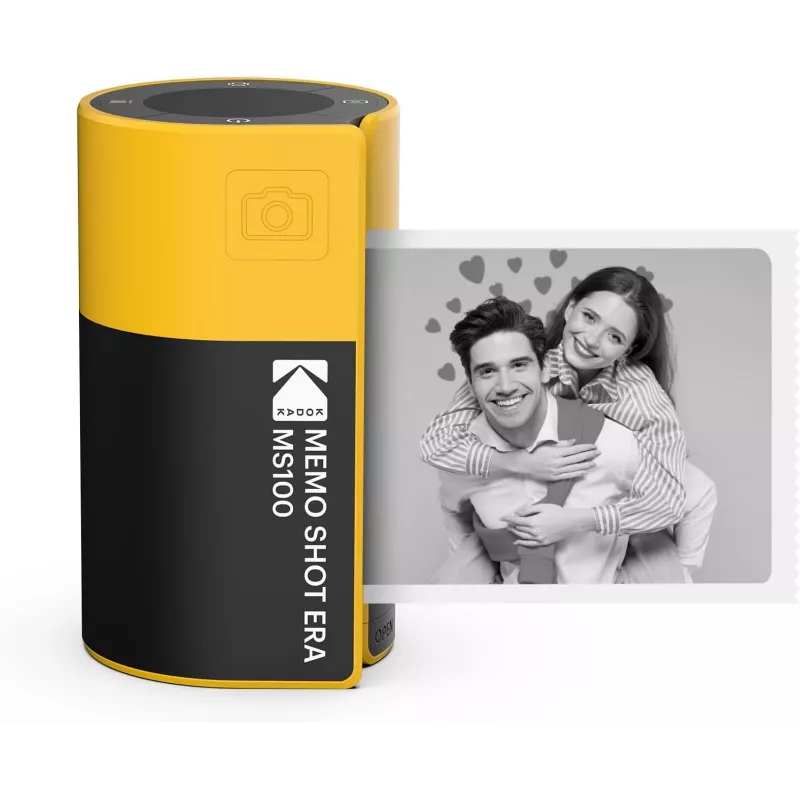 Kodak MemoShot Era MS100 fotoprinter 68.58 x 45.72 mm must kollane