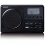 Kaasaskantav raadio Lenco MPR-035BK — FM/AM, võrgu- ja akutoide, 2,5-tolline LCD, 20 FM jaama salvestust, 3,5 mm väljund