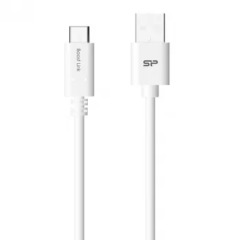 USB-kaabel Silicon Power Boost Link PVC LK10AC 1m USB A USB C valge