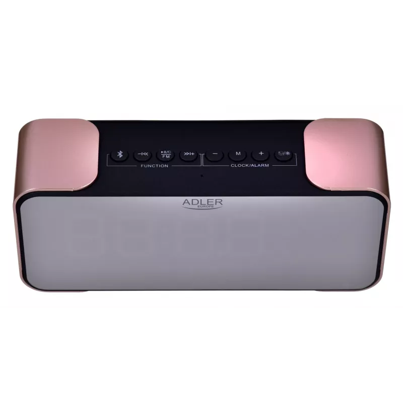 Digitaalne äratuskell Adler AD 1190CR — LED-ekraan, FM-raadio, Bluetooth, SD-mängija, 2600 mAh aku
