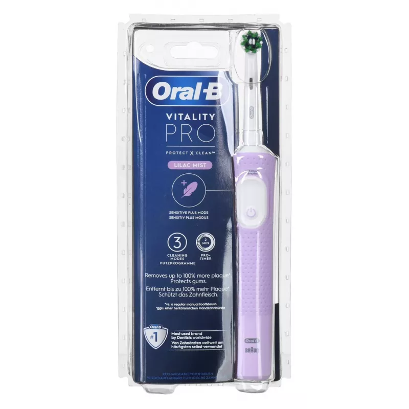 Oral-B Vitality Pro D103 Lilla Elektriline Hambahari 3 režiimi taimer Lilla