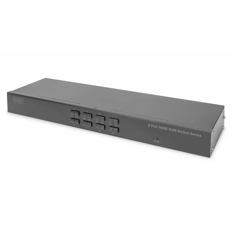 Digitus 8-pordiline HDMI KVM-lüliti USB 4K Ultra HD