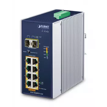 Haldamata kommutaator PLANET IP30 Ind 8-P 10/100/1000T