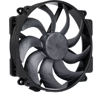 Noctua NF-A14x25r G2 PWM chromax.Must 140mm ventilaator