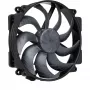 Noctua NF-A14x25r G2 PWM chromax.Must 140mm ventilaator