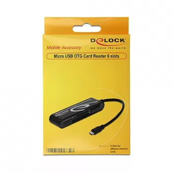 Kaardilugeja DeLOCK 91732 USB 2.0 Must