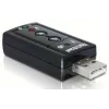 DeLOCK USB heliadapter 7.1 - helikaart - stereo - USB (61645)
