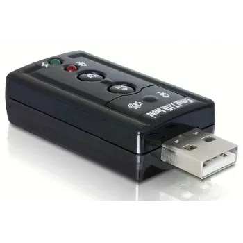 DeLOCK USB heliadapter 7.1 - helikaart - stereo - USB (61645)