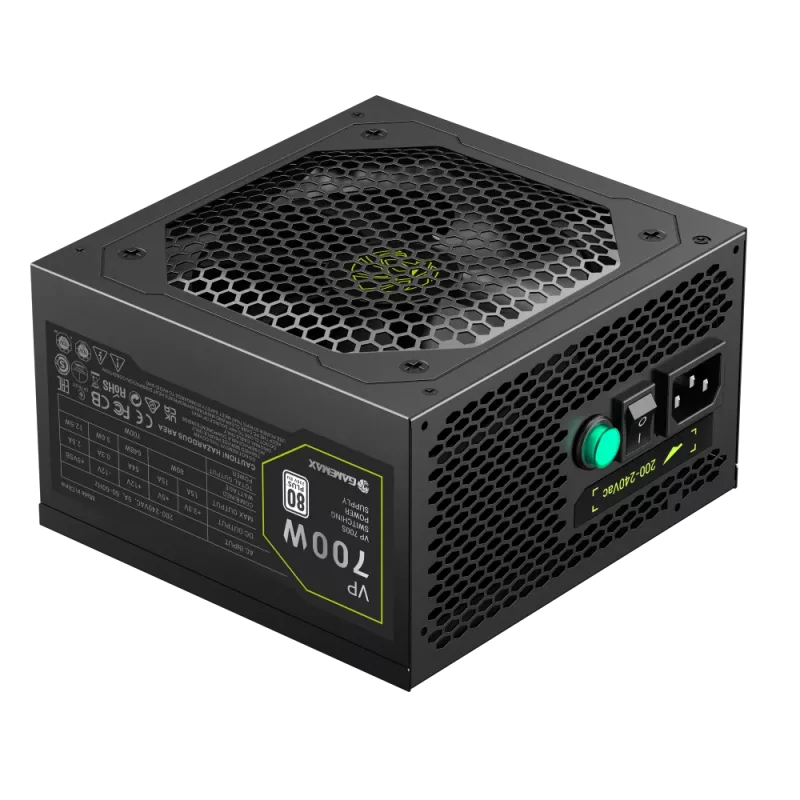 Gamemax toiteplokk, 80 PLUS, standard | VP 700S | 700 W