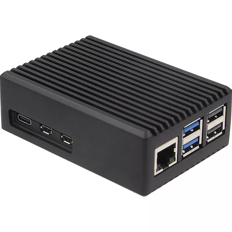 INTER-TECH korpus Raspberry Pi 5-le — ODS-739 kompaktne disain