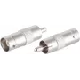 BNC-RCA adapter ShiverPeaks 98817 — video/heli pistik, 1×BNC (isane) kuni 1×RCA (emane)