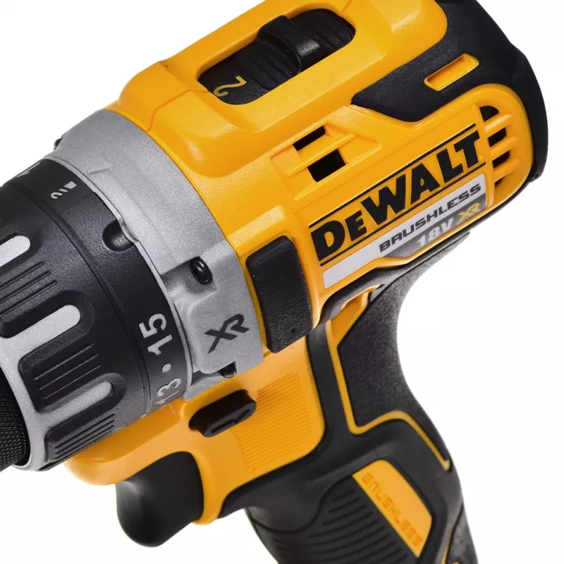 Juhtmeta puur DeWalt DCD791D2-QW, 18V Li-Ion, 2×2Ah akud, padrunita 13 mm padrun, 70 Nm, 1,5 kg