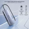 UNITEK AKTIIVNE JAOTUR USB-C 10GBPS,M.2,HDMI, PD 100W