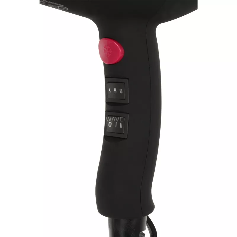 Föön REVLON RVDR5251E 2000 W, ioonseade, 3 kuumusastet, 2 kiirust, jahutusnupp — Must/Roosa