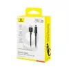 Baseus Gem USB to IP 2.4A kiirlaadimiskaabel 2 m Must