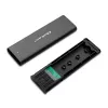 SSD-korpus QOLTEC 50312 Must ühele M.2 SATA kettale, USB USB-C (USB 2.0 / 3.2 Gen 1)
