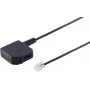 Helos adapter 6P4C pistik TAE F ühenduspesale