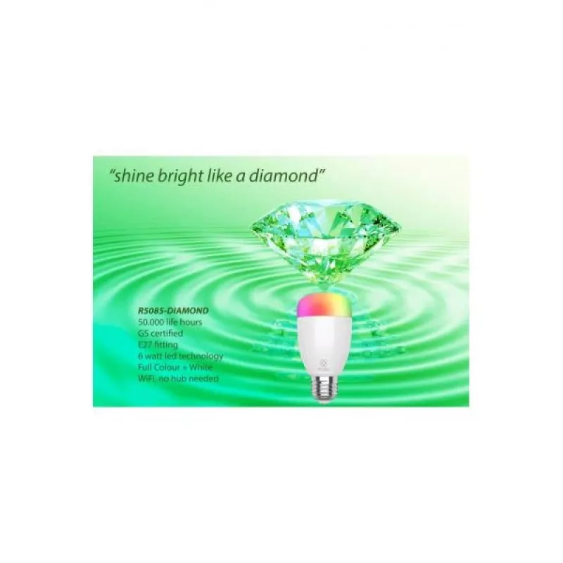 Nutipirn WOOX R5085-DIAMOND 6 W Valge Wi-Fi