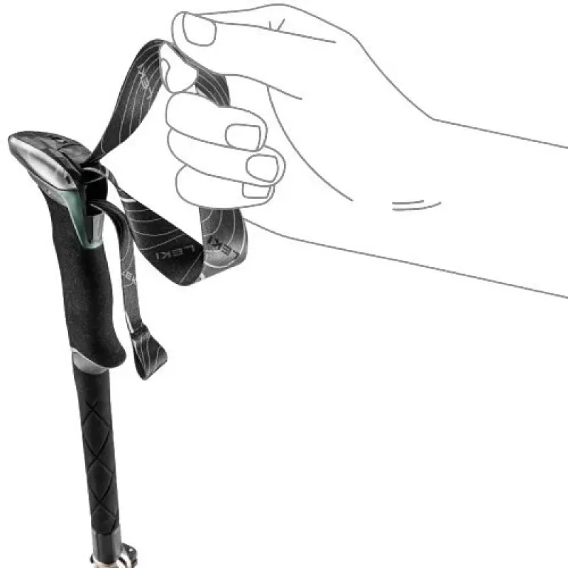 Matkakepid Leki TR Makalu FX reguleeritavad 110–130 cm, roheline