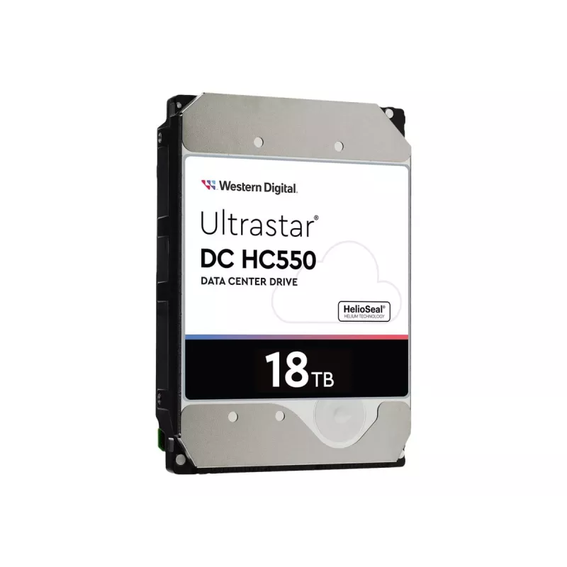 Western Digital Ultrastar DC HC550 18 TB 3,5-tolline SAS 12 Gb/s ettevõtte kõvaketas (HDD), 7200 p/min, 512 MB (0F38353 / WUH721818AL5204)