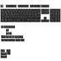 Keycaps GLORIOUS GPBT Basics — PBT klahvikomplekt, DE ISO paigutus, must