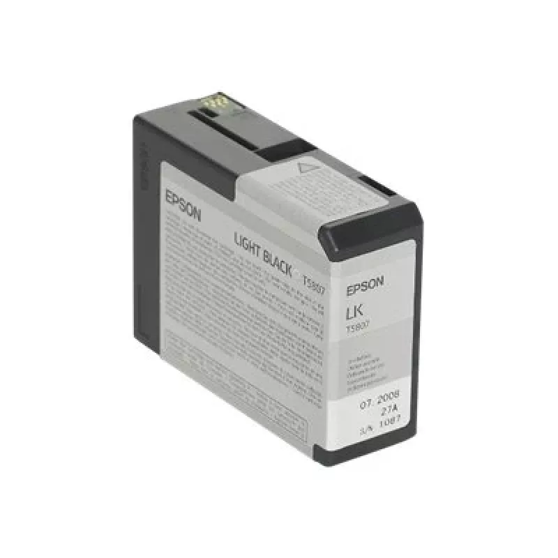 Epson üksikpakend hele must T580700, hele must, pigmendipõhine tint, 80 ml, 1 tk