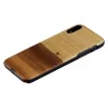 Man and wood telefonikott iPhone XR-ile — must, kaitsev pehme ümbris
